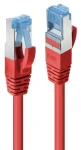 Lindy Cat6a S/FTP PIMF červená 10m / Patch kabel / LSZH / RJ-45 / 10 Gbit (47168)