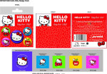 Set odznaků Hello Kitty - EPEE