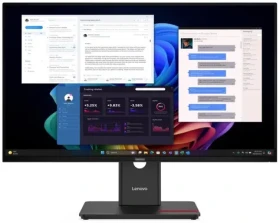 27" Lenovo ThinkVision T27UD-40 černá / IPS / 3840×2160 / 4ms / 1500:1 / 350cd-m2 / HDMI+DP / VESA / Pivot (64AFGAT2EU)