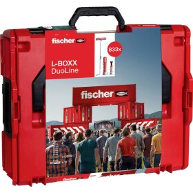 Fischer 558626 DUO-Line Box s výběrem hmoždinek 833 díly
