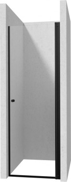 DEANTE - Kerria Plus nero Sprchové dveře bez stěnového profilu, 80 cm KTSWN42P