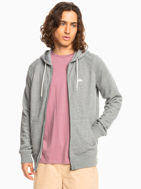 Quiksilver ESSENTIALS LIGHT GREY HEATHER pánská mikina na zip - M