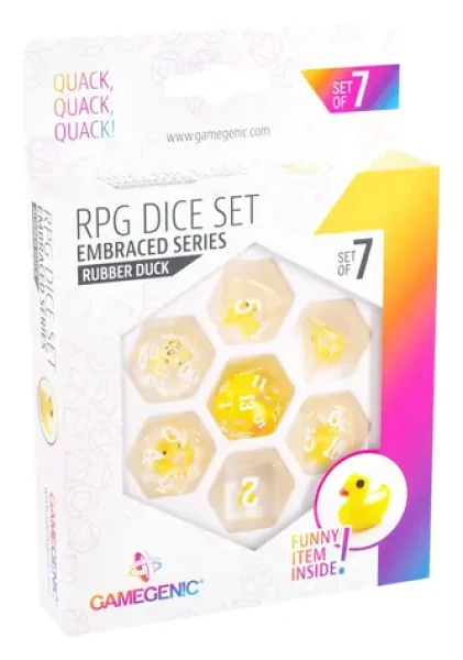GAMEGENIC Sada RPG kostek Rubber Duck