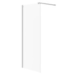 CERSANIT - Sprchová zástěna WALK-IN MILLE 80X200, chrom, průhledné sklo S161-005