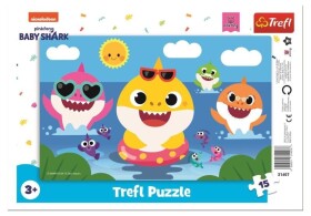 Puzzle Baby Shark - Veselí žraloci 15 dílků