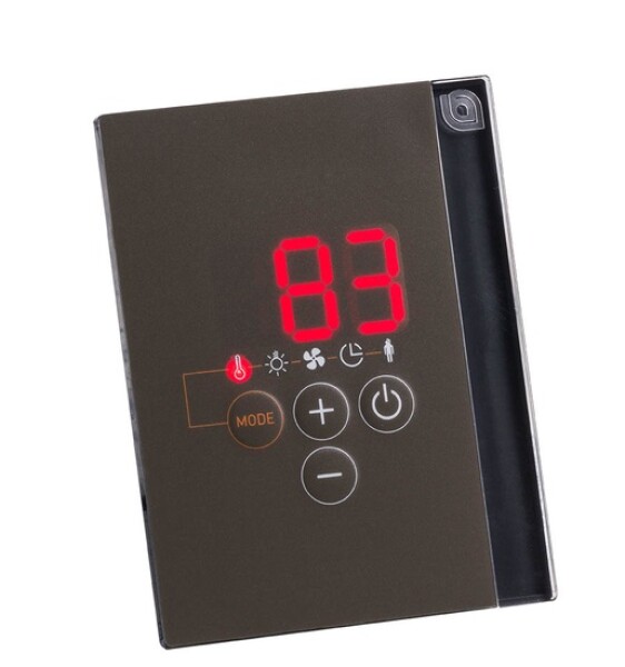 Ovládací panel regulace SENTIOTEC Professional D2, černá CFSSTC533L