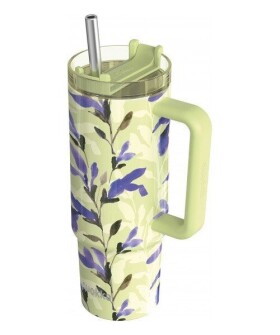 Nerezový termohrnek s brčkem Stream Matcha 950ml