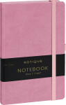 Notes růžový linkovaný