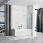 REA - Pohyblivá vanová zástěna LAGOS 70 Chrome REA-W7639