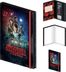 Stranger Things Zápisník premium - VHS - EPEE
