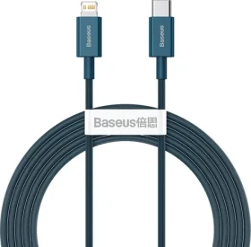 Baseus CATLYS-C03 Kabel USB-C (M) - Lightning (M) 2 m modrá / 20W (CATLYS-C03)