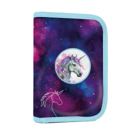 Školní penál 1-patrový prázdný KARTON P+P OXY GO - Unicorn