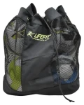 Lifefit Vak na míče černo-zelený / Vak na míče / Na 5 míčů / Polyester / 65x28x53 cm