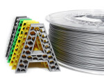 PLA filament stříbrný - tmavá šedá perleť 1,75 mm Aurapol 1 kg