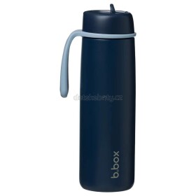 B.box 0927 Nerezová termolahev s brčkem 690 ml - midnight