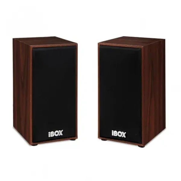 IBox IGLSP1 dřevo / Reproduktor / 2.0 / 10W / rozměry 147x74x95 mm (MULIBOGLO0034)