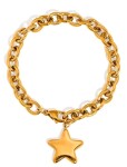 ELENYS Nova – pozlacený náramek 18K žluté zlato Délka náramku: 20,5 cm