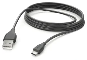 Hama micro-USB kabel černá / Nabíjecí kabel / USB-A / Micro-USB / 3 m / 480 Mbit/s