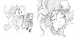 Pop manga, Mermaids and other sea creatures, antistresové omalovánky, Camilla D'Errico