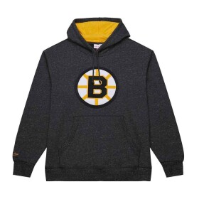 Mitchell & Ness Pánská mikina Boston Bruins NHL Snow Washed Fleece Hoodie Bruins Velikost: 3XL