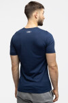 Pánské tričko 1382883 408 Tmavě modrá vzor - Under Armour tmavě modrá s bílou 3XL