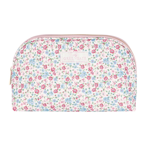 GREEN GATE Kosmetická taštička Louisa White Large, multi barva, plast