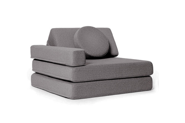 SHAPPY Dětské rozkládací pěnové křeslo SHAPPY ORIGINAL Barva: Dark Grey