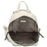 Stylový dámský koženkový kabelko/batoh Olívie, krémový