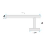 REA - Držák na toaletní papír 6611 Modern Brush Nickle REA-98017