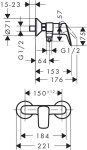 HANSGROHE - Logis Sprchová baterie, chrom 71600000