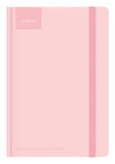 Blok A5, 100l, 80g, linkovaný - Pastel Pink s gumou