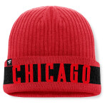 Fanatics Pánská zimní čepice Chicago Blackhawks NHL A/CAP Beanie Cuff