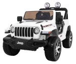 Mamido Elektrické autíčko Jeep Wrangler Rubicon 4x4 bílé