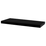 Polička nástěnná 60 cm, MDF, 3D dekor wenge, baleno v ochranné fólii