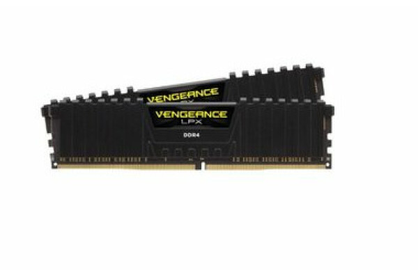 Corsair VENGEANCE LPX Black 64GB / 2x32B / DDR4 / 3200MHz / PC4-25600 / CL16-20-20-38 / 1.2V / XMP2.0 / s chladičem (CMK64GX4M2E3200C16)