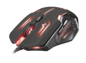 Trust GXT 108 Rava Illuminated Gaming Mouse / Herní myš / 2000dpi / 6 tlačítek / podsvícení / USB / černá (22090-T)