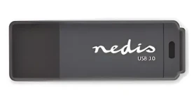 Nedis 64 GB / Flash disk / USB-A / čtení: 80 MB/s / zápis: 10 MB/s (FDRIU364BK)