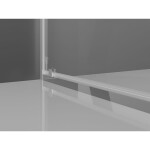 MEXEN/S - Exo sprchový kout dveře křídlové 90 x 90, transparent, chrom 8182-090-090-01-00