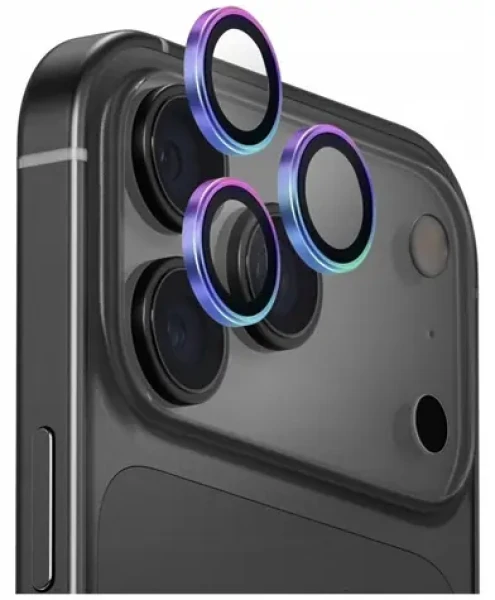 Uniq Optix Aluminium Opal / Ochranné sklo na čočku fotoaparátu / Apple iPhone 17 Pro, iPhone 17 Pro Max / s aplikátorem (UNIQ1659)