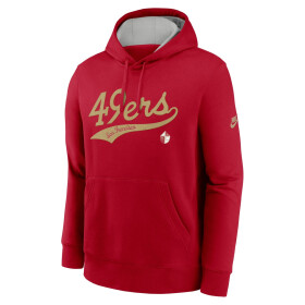 Nike Pánská mikina San Francisco 49ers NFL Club Fleece Pullover Hoodie Velikost: L