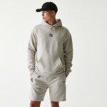 New Era Pánská mikina New York Yankees MLB Small Logo Hoodie Stone Velikost: 2XL