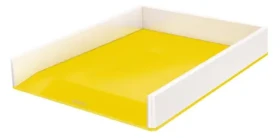 Leitz Odkladač dvoubarevný WOW, bílá/žlutá 53611016