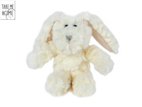Plyšový králík Take Me Home 16 cm - bílý