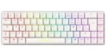 Sharkoon PureWriter W65 bílá / bezdrátová klávesnice / mechanická / Kailh Choc V2 Brown / 2.4GHz / USB / DE (4044951037032)