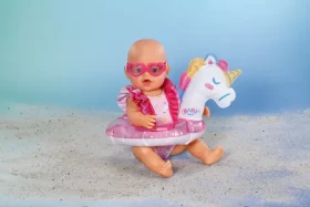 ZAPF CREATION BABY born Souprava na plavání s jednorožcem 43 cm