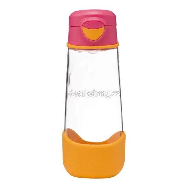 B.box 711 Sport lahev na pití 600 ml - růžová/oranžová