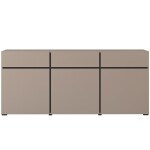 Komoda Cross 3D3S congo/černá