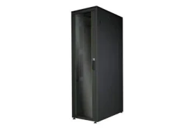 Digitus Unique 26U černá / Rozvaděč / 1342x600x1000 mm / Skleněné dveře / Nosnost 800 kg / IP20 (DN-19 26U-6/10-B-1)