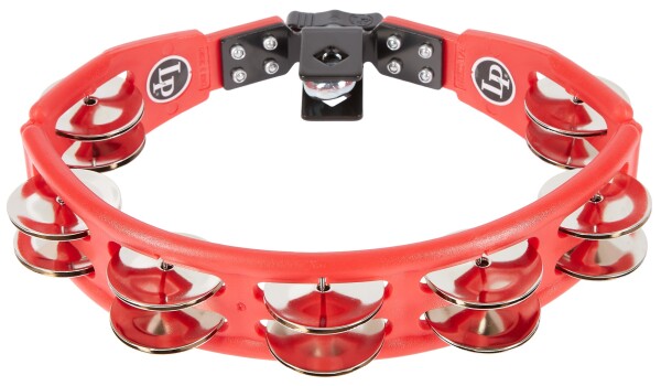 Latin Percussion Cyclops Tambourine Red w Mount