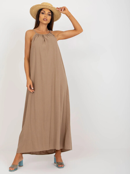 Dámské šaty 203D.38P béžové - FPrice XL